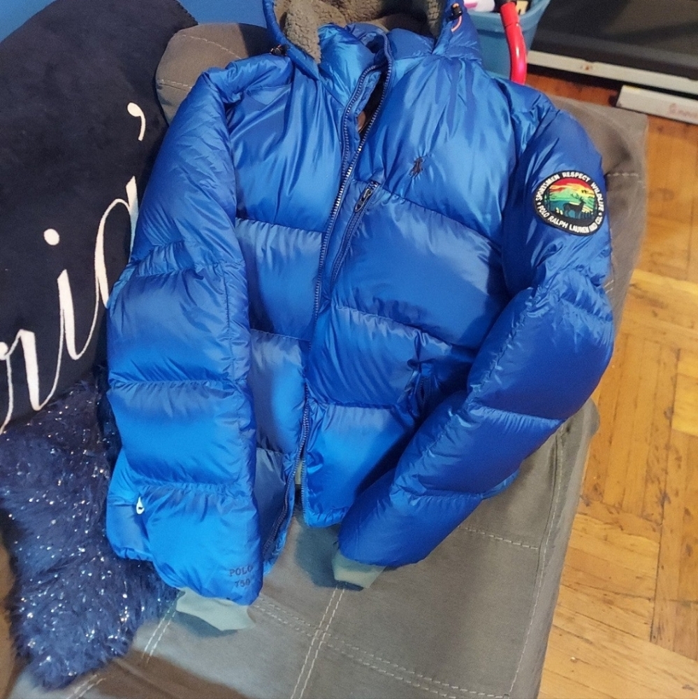 Brand new polo Ralph Lauren Puffer jacket blue ..